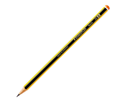 Lapices Staedler Noris 2B nº 0, número 0, Dureza 2B