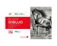 GOLDEN Cuaderno dibujo en espiral 30 hojas A3 liso