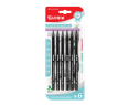 Lapices Carboncillo - 6 piezas - Carbón Negro con diferentes grados de dureza