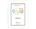 Marco de Foto 40x50 cm Color (Haya)(Blanco)(Negro)( Cerezo)(Wengué)(Plateado) MOD-254 Hecho de Madera, Ancho de moldura 2cm