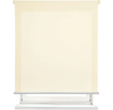 Estor Enrollable translúcido Liso (60-80-90-100-120-135-150x180 cm, Beige )