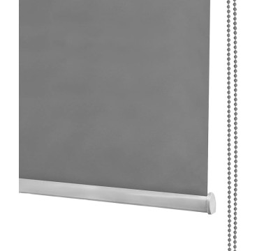Estor Enrollable translúcido Liso (60-80-90-100-120-135-150x180 cm, Gris )