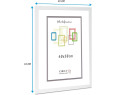 Marco de Foto 40x50 cm Color (Haya)(Blanco)(Negro)( Cerezo)(Wengué)(Plateado) MOD-254 Hecho de Madera, Ancho de moldura 2cm
