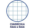 Oxford, Cuadernos A4 (Folio) Cuadrícula 4x4, Tapa Básica 80 Hojas Cuadrícula 4 mm Pack 4+1