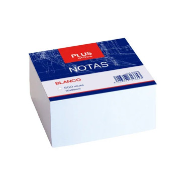 Taco de Notas Plus Office 90mmx90mm Blancas 500 Hojas