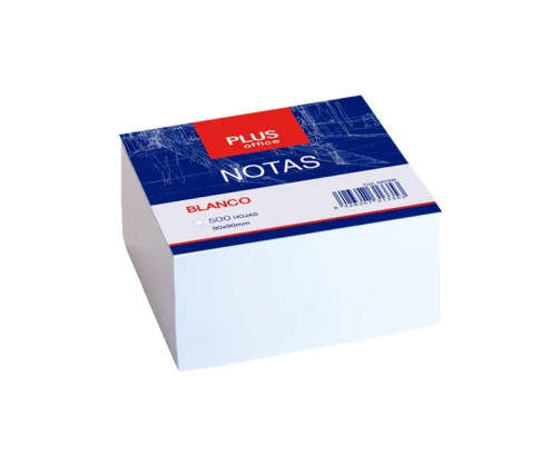 Taco de Notas Plus Office 90mmx90mm Blancas 500 Hojas