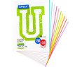 Campus – Recambio Hojas Cuadriculadas A4 para Archivador de 4 Anillas,160 Hojas de 90g (10 Colores)