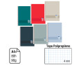 Cuadernos  Espiral A4 Tapa Plastico 90gr Cuadrícula 4x4 Campus Colores  ( Pack 6 UDS )