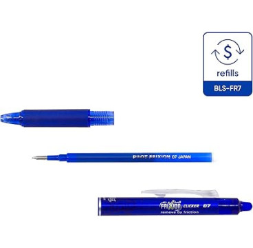 Pilot 151925 - Bolígrafo borrable, color azul, BLRT-​FR7-​L