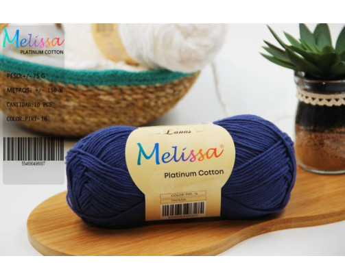 Lana Piri Azul Intenso 16