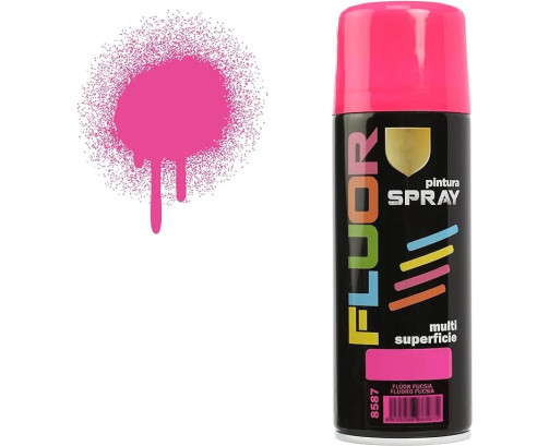 Pintura Spray Fucsia Fluorescente 400 Ml