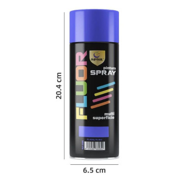 Pintura Spray Azul Fluorescente 400 Ml