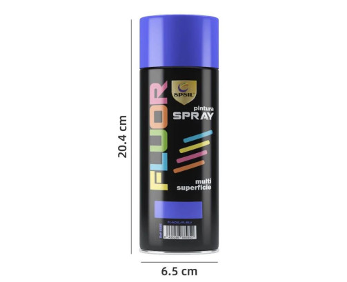 Pintura Spray Azul Fluorescente 400 Ml