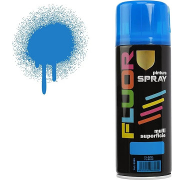 Pintura Spray Azul Fluorescente 400 Ml