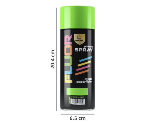 Pintura Spray Verde Fluorescente 400 Ml