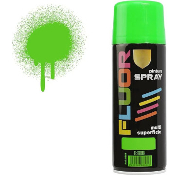 Pintura Spray Verde Fluorescente 400 Ml