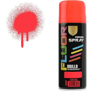 Pintura Spray Rojo Fluorescente 400 Ml