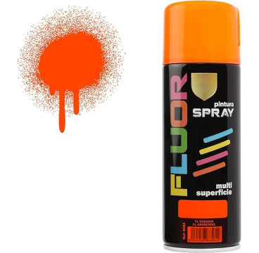 Pintura Spray Naranja Fluorescente 400 Ml