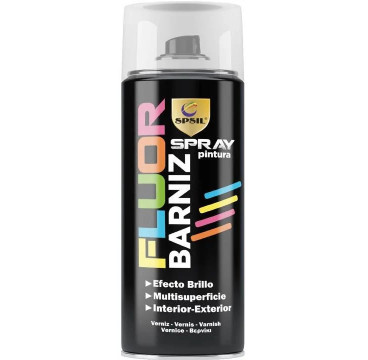 Pintura Spray  Barniz brillanta Fluorescente 400ML