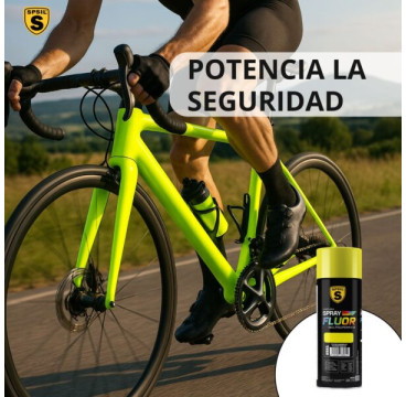 SPSIL Pintura Spray 400ml,Blanco  Fluorescente