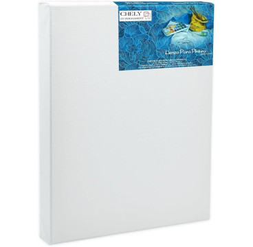 CHELY INTERMARKET MOD563 Lienzos Para Pintar 50x70 CM Bastidor Madera 24 MM Algodón Blanco