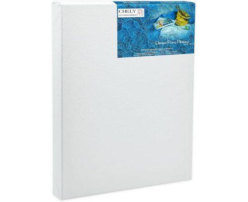 CHELY INTERMARKET MOD563 Lienzos Para Pintar 50x70 CM Bastidor Madera 24 MM Algodón Blanco