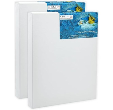 CHELY INTERMARKET MOD563 Lienzos Para Pintar 30x40 CM Pack 2 Unidades Bastidor Madera 24 MM