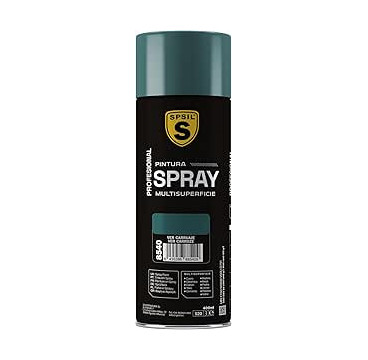 SPSIL Pintura Spray 400ml, Spray Acrílico para Metal/Madera/Plástico (Verde Carruaje Brillo 8540, Paquete de 1)