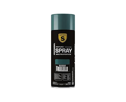 SPSIL Pintura Spray 400ml, Spray Acrílico para Metal/Madera/Plástico (Verde Carruaje Brillo 8540, Paquete de 1)