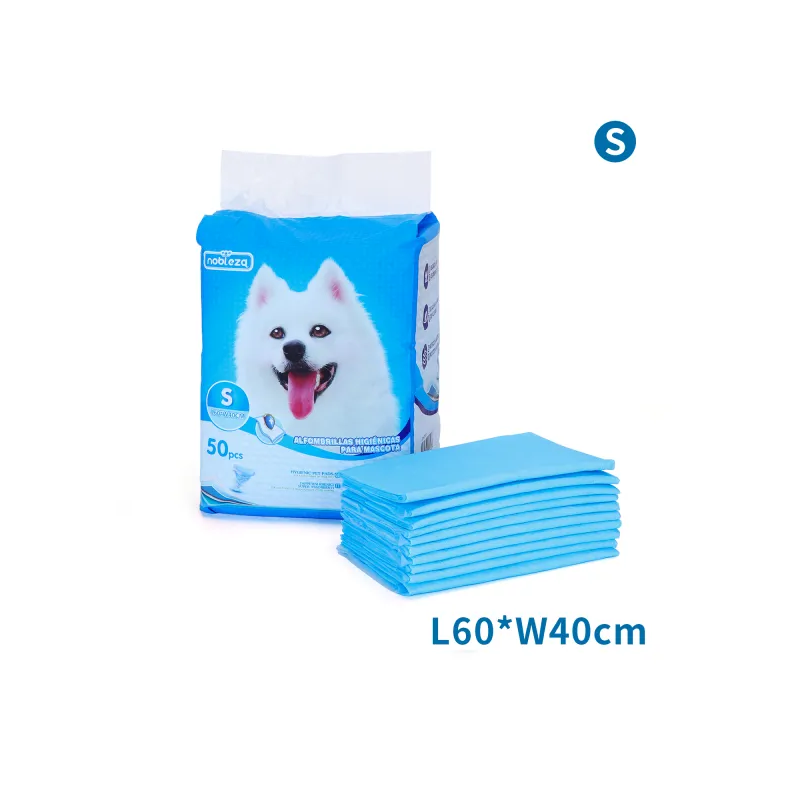 Nobleza - 50 x Alfombrillas higiénicas para mascotas 40x60( pack 50und ) S