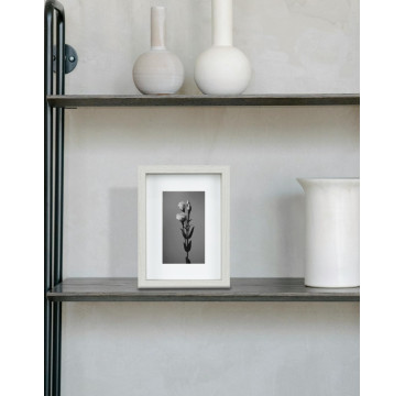 Marco con profundidad 13x18cm (Int 9x13cm) Blanco MOD 3503 madera con paspartu