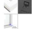 Marco con profundidad 13x18cm (Int 9x13cm) Blanco MOD 3503 madera con paspartu