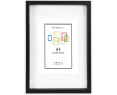 Marco con profundidad A4 (Int 15x22cm) Negro MOD 3503 madera con paspartu