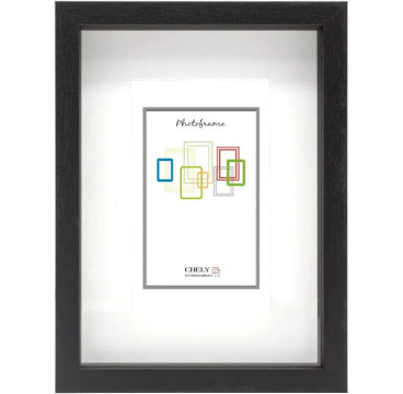 Marcos con Profundidad 18x24cm (Medida Interior de paspartú 13x18cm) (Negro)