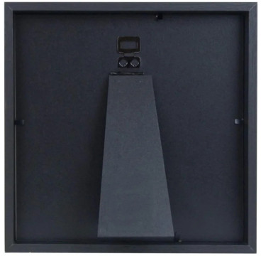 Chely Intermarket | Marcos con Profundidad 15x15cm (Medida Interior de paspartú 10x10cm) (Negro) MOD-3503