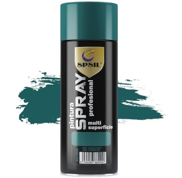 SPSIL Pintura Spray 400ml, Spray Acrílico para Metal/Madera/Plástico (Verde Carruaje Brillo 8540, Paquete de 1)