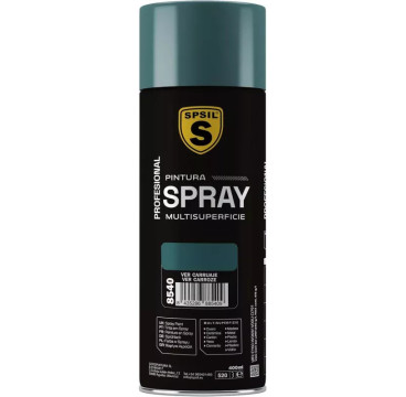 SPSIL Pintura Spray 400ml, Spray Acrílico para Metal/Madera/Plástico (Verde Carruaje Brillo 8540, Paquete de 1)