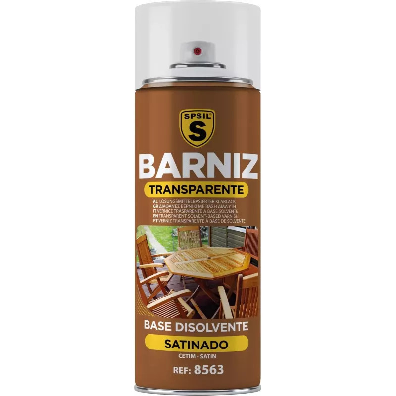 Spray Pintura Barniz Satinado 400 ML. SPSIL 8563