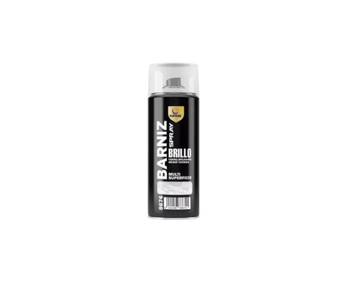 Pintura Spray 400ml, ( Barniz Brillo 8574, Paquete de 1 ) SPSIL
