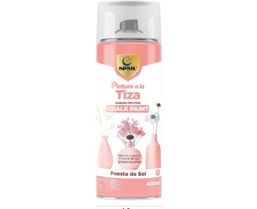 Pintura Spray a la Tiza Color Pastel Acabado Ultra Mate - Puesta del Sol 400ml SPSIL T-001