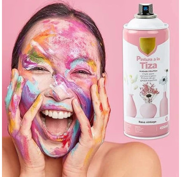 Pintura Spray a la Tiza Color Pastel Acabado Ultra Mate - Puesta del Sol 400ml SPSIL T-001