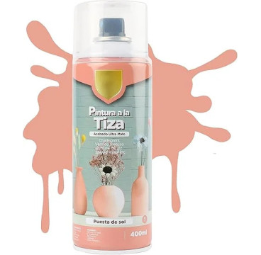 Pintura Spray a la Tiza Color Pastel Acabado Ultra Mate - Puesta del Sol 400ml SPSIL T-001