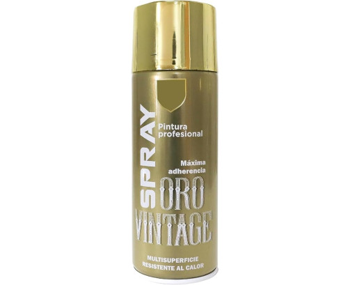 Pintura Spray Especial Oro Vintage Multicolor Profesional 400ml Adecuado Metal Madera y Plástico,8599-2