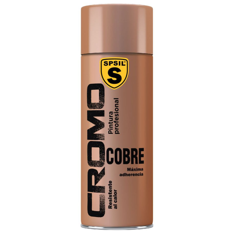 Spray Especial Cromo Cobre Multicolor Profesional 400ml Adecuado Metal Madera y Plástic-8570