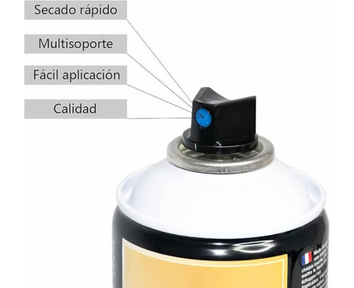 Spray Especial Cromo Cobre Multicolor Profesional 400ml Adecuado Metal Madera y Plástic-8570