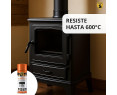 Spray Alta Temperatura color Aluminio 400 ml - Resistencia hasta 600 C - Color (Negro) 8905