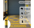 Spray Señalización y Marcaje Amarillo 400 ml - Resistencia a la Intemperie - Señalización de viales y carreteras - Secado Rápido