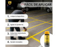 Spray Señalización y Marcaje Amarillo 400 ml - Resistencia a la Intemperie - Señalización de viales y carreteras - Secado Rápido