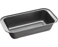 Molde Plumcake 25x13x6 cm, Acero con revestimiento antiadherente, gris