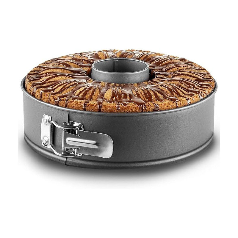 Bizcochera 2 en 1 - Molde Desmontable - Doble Fondo - Antiadherente - Ø 26 cm